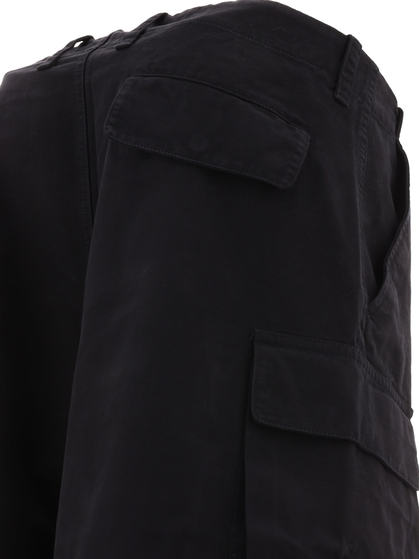 Our Legacy Mount Cotton-canvas Cargo Shorts In Black
