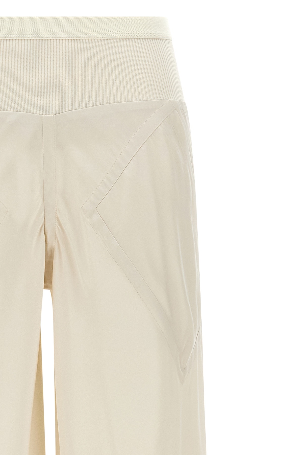 Shop Rick Owens Bias Trousers In Nude