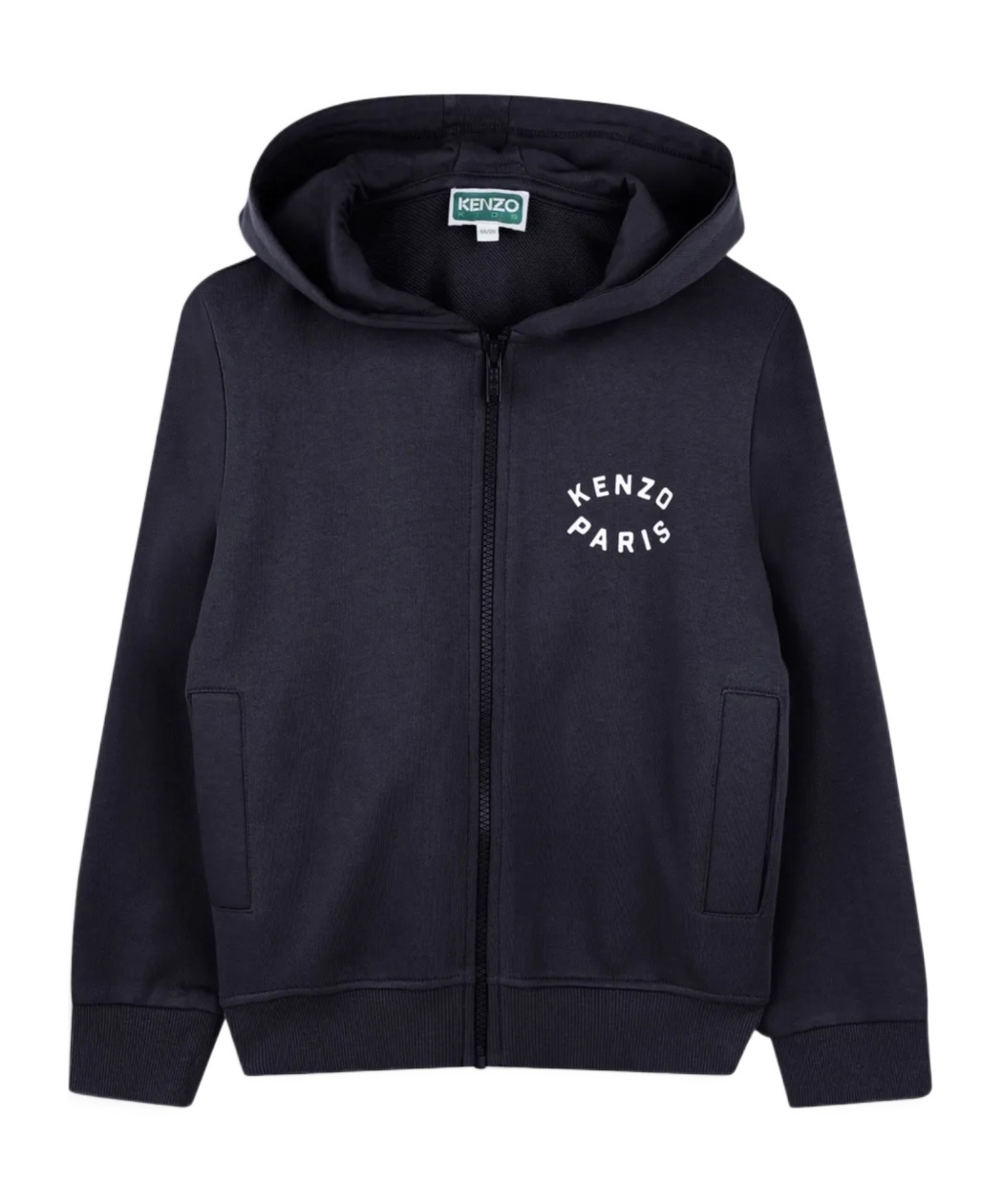 Kenzo Logo-print Hoodie In Black