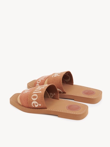 Chloé Woody Mule In Brown