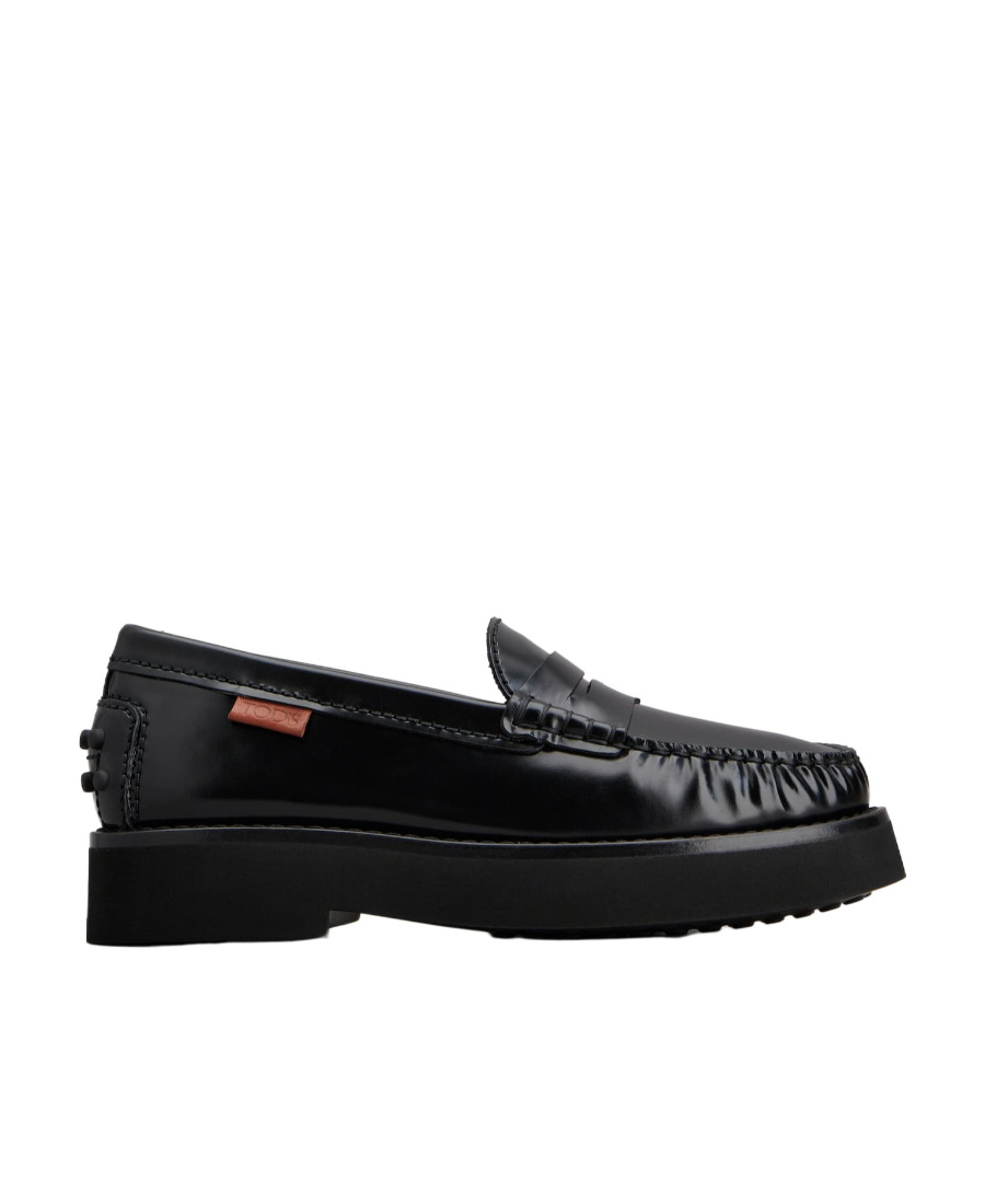 TOD'S TOD'S PENNY-SLOT ROUND TOE LOAFERS 