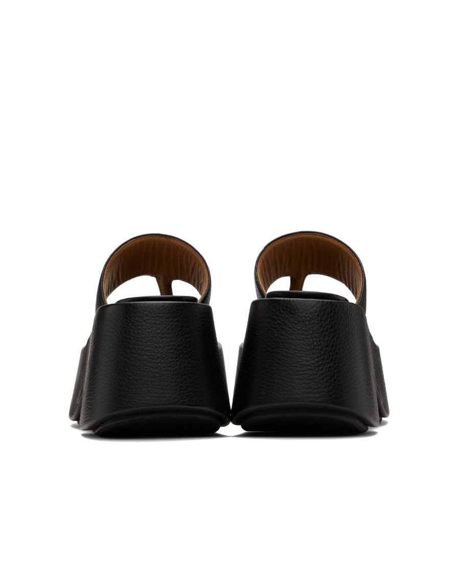 Marsèll Platform Thong Sandals In Black