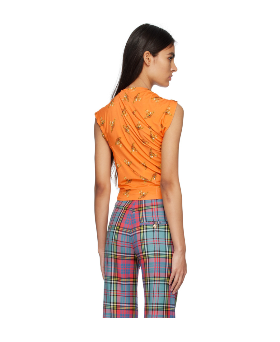 Vivienne Westwood Orange Hebo T-shirt In Multicolor