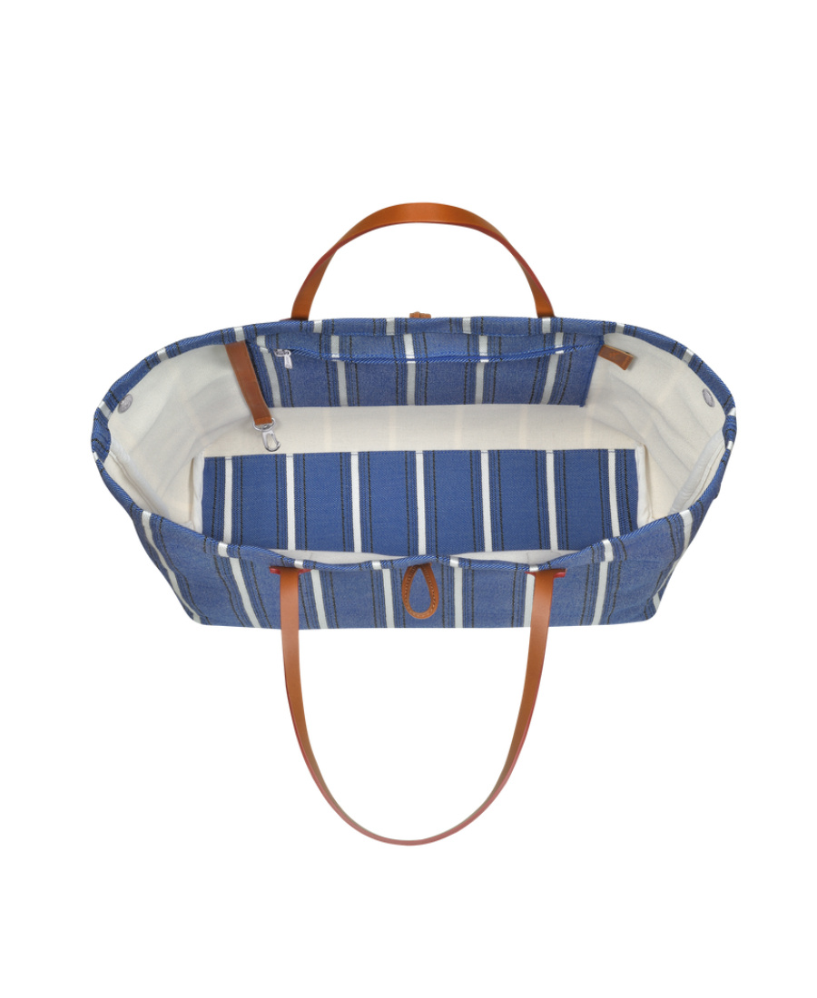 LONGCHAMP ROSEAU ESSENTIAL STRIPED TOTE