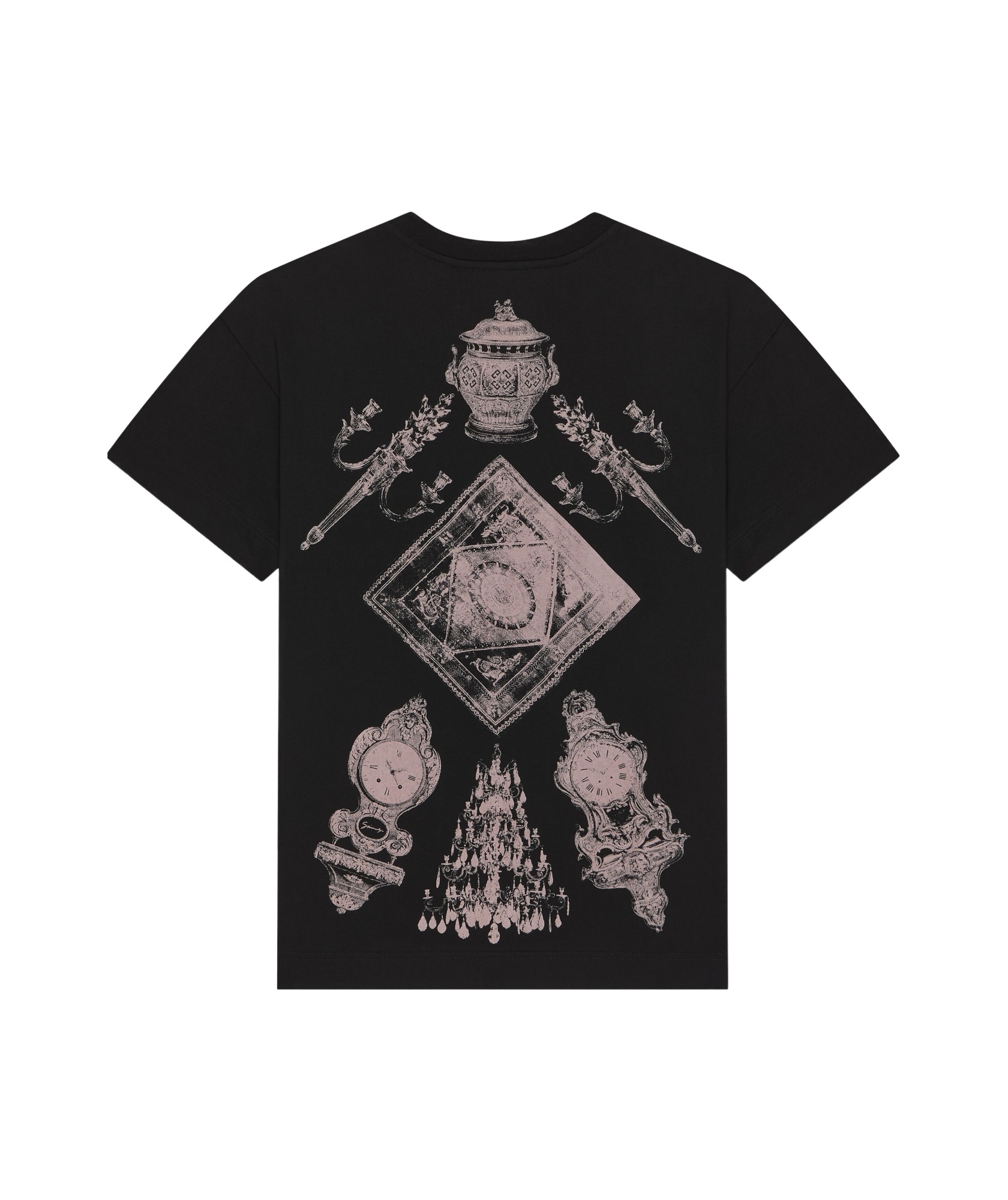 Givenchy T-shirt In Cotton With Hubert Objects Print In Black