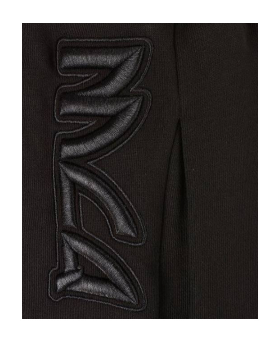 Alexander Mcqueen Black Logo Detail Sweatpants In Black