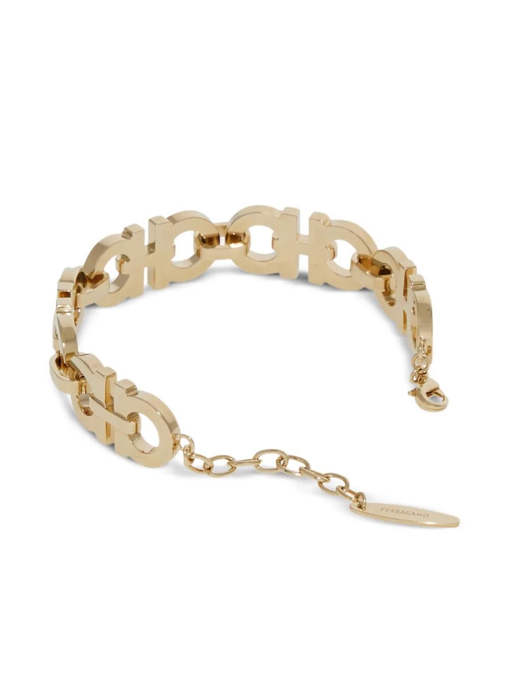 Ferragamo Crystal Embellished Gancini Bracelet