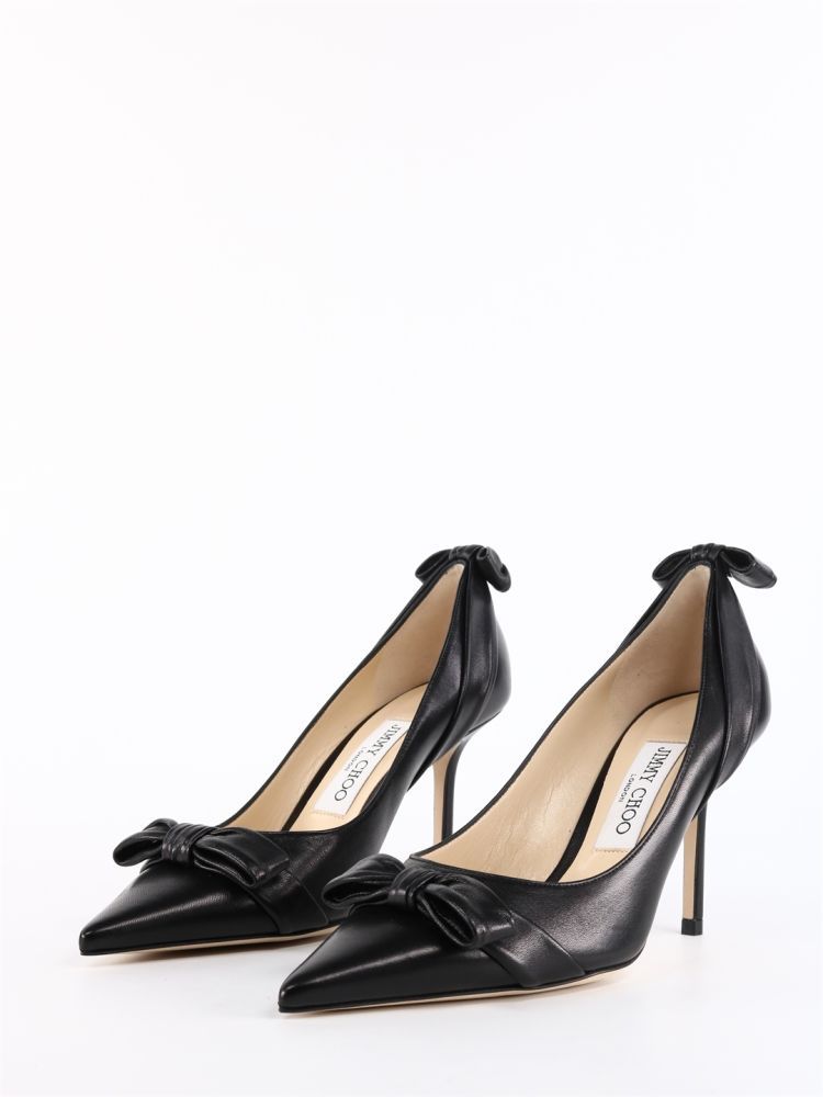 Jimmy Choo Black Pointed High Heels In Black
