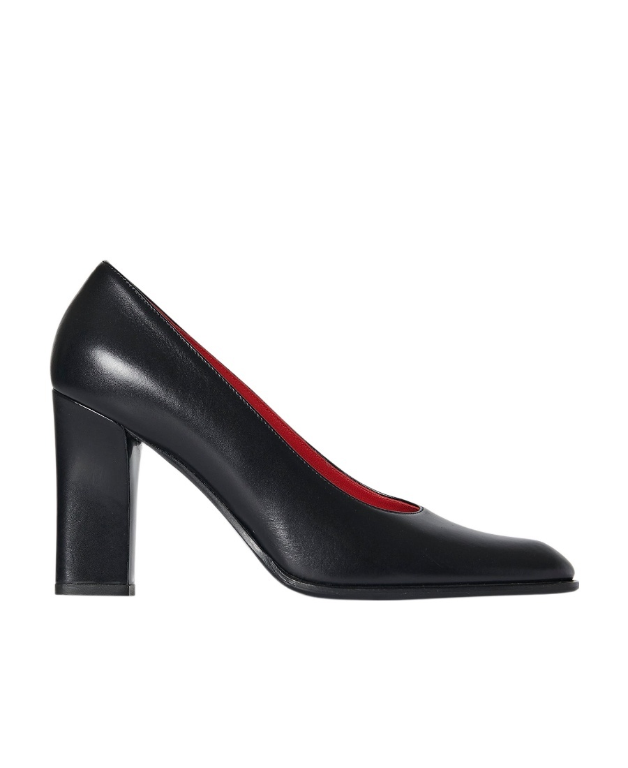 The Row Logo High Heels In Black