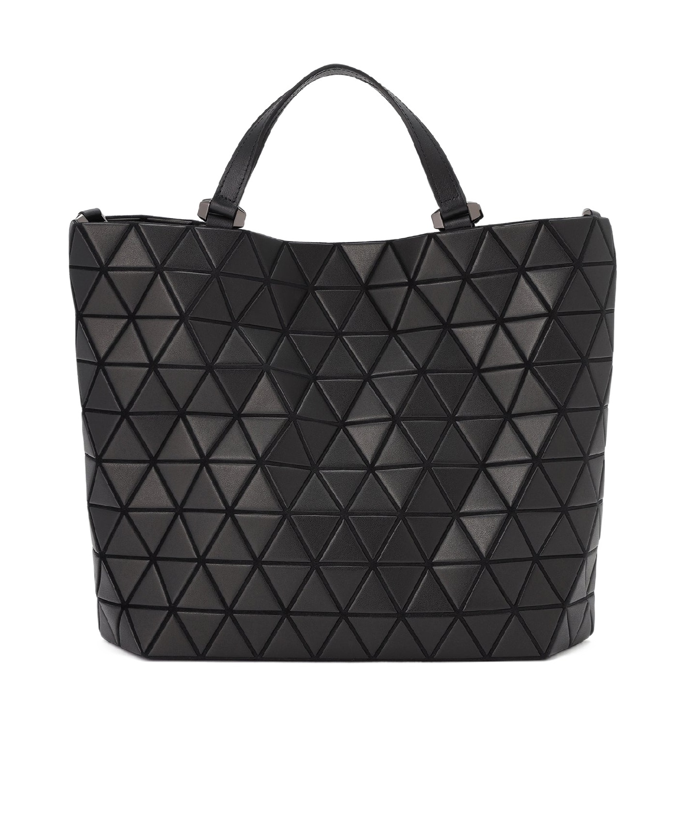 Shop Bao Bao Issey Miyake Crystal Matte Shoulder Bag In Black