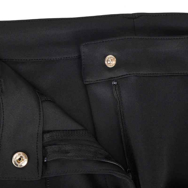 Emporio Armani Straight Casual Pants In Black