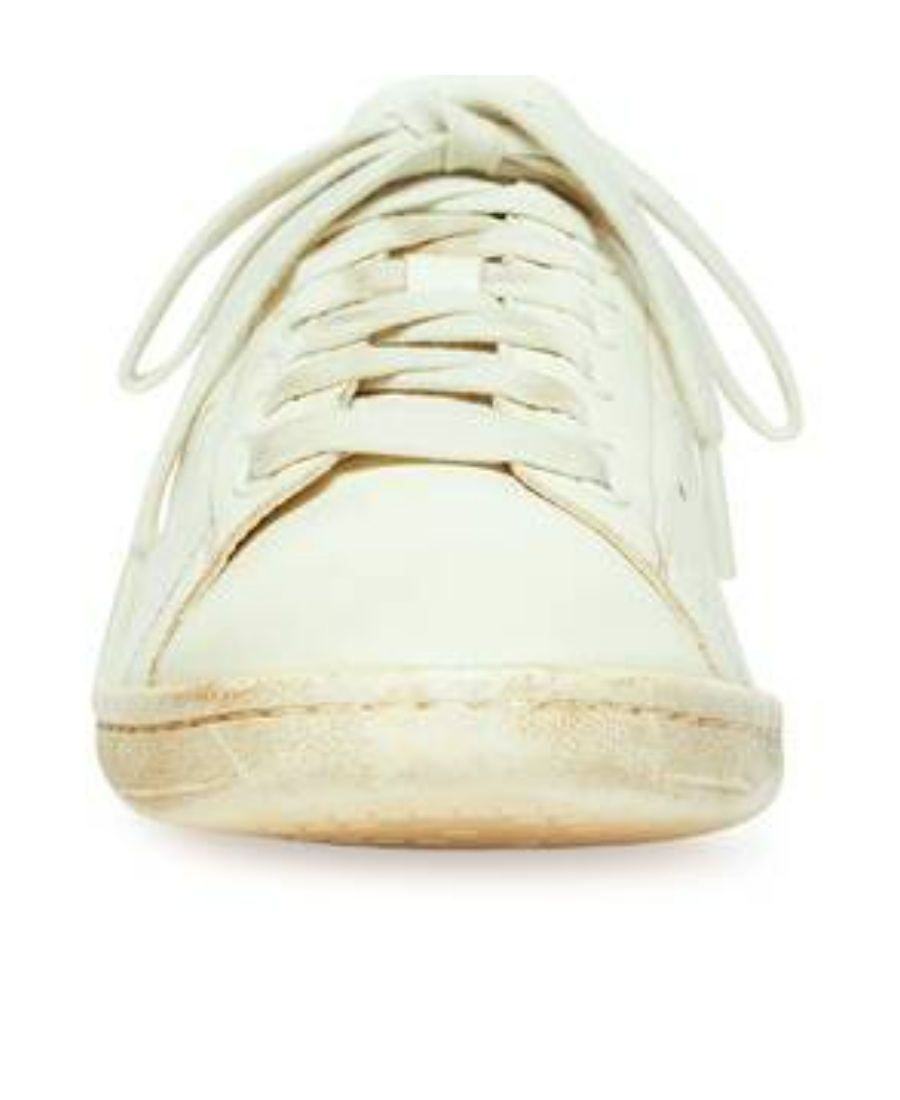 Balenciaga Stan Smith Lace-up Sneakers In White