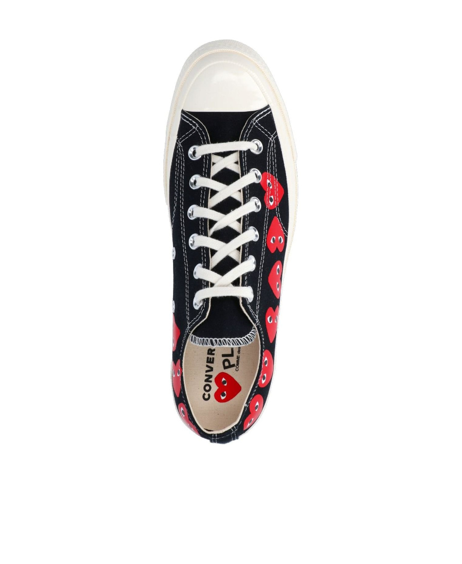Comme Des Garçons Play Converse X Cdg Sneakers In White