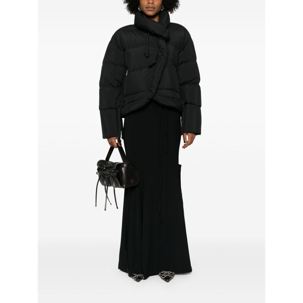 Ottolinger Asymmetric Short Down Jacket In Black