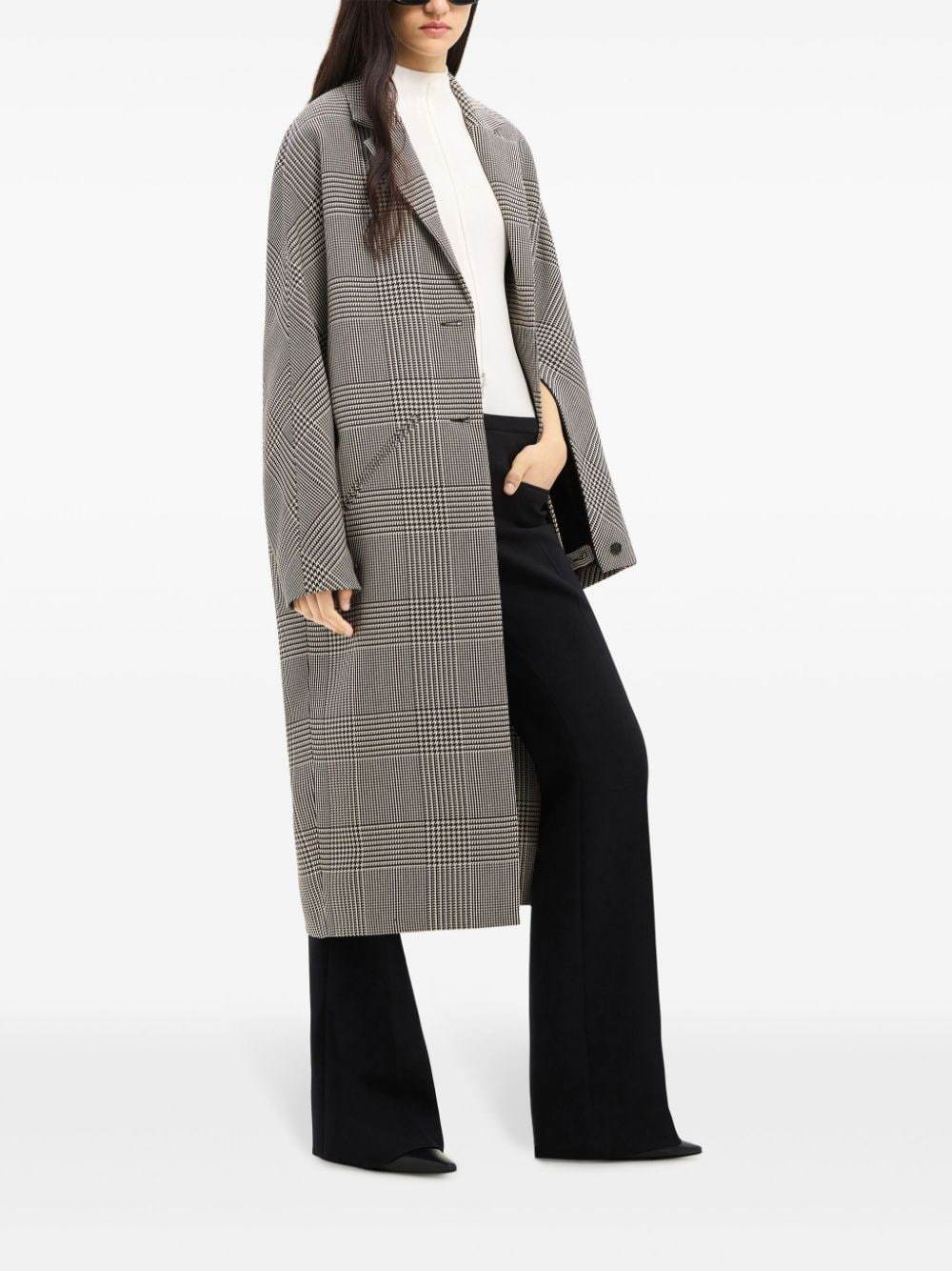 Shop Courrèges Cocoon Coat In Gray