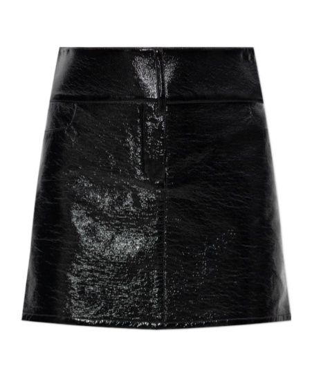 Courrèges Wide-waist Skirt In Black