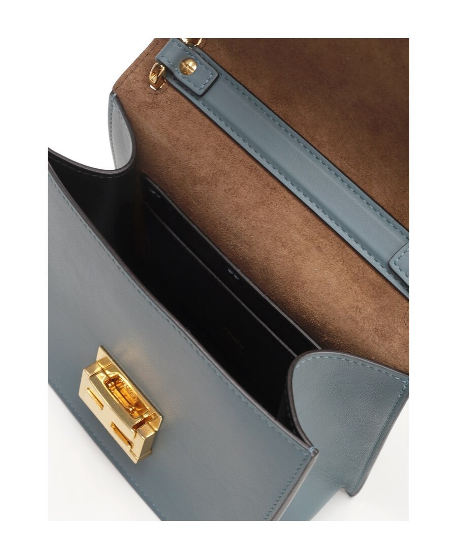 Fendi Small Kan U Shoulder Bag In Green