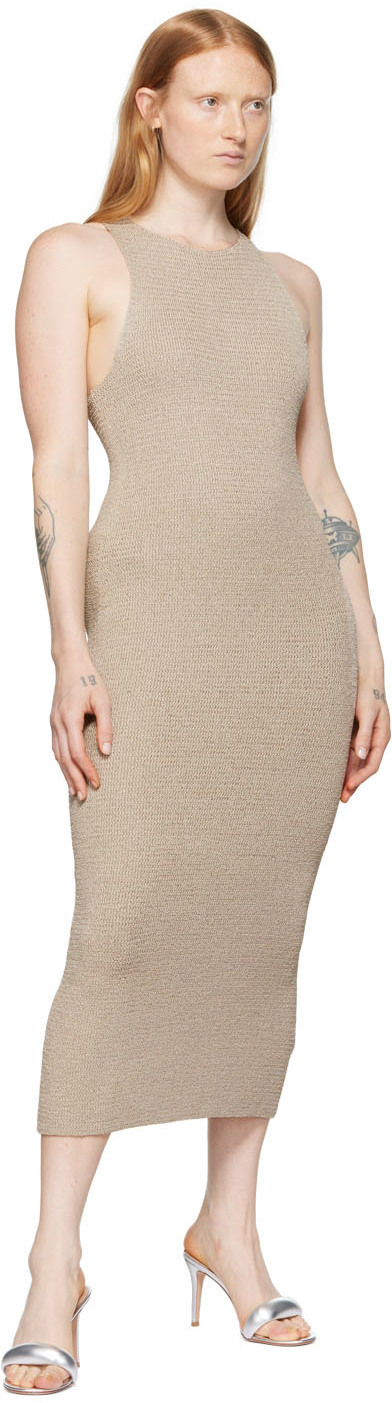 Helmut Lang Midi Dress In Nude