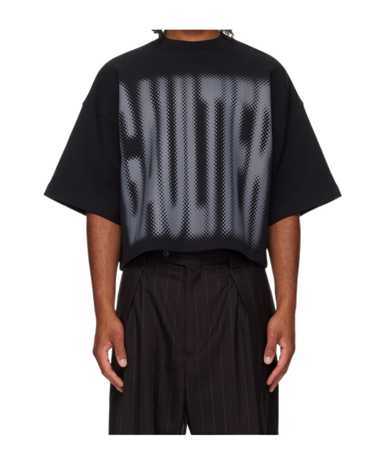 Jean Paul Gaultier Crewneck Cropped T-shirt