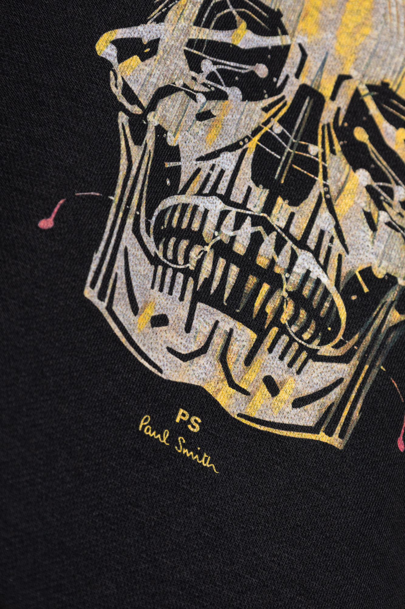 PAUL SMITH PAINTED SKULL-PRINT SWEATSHIRT