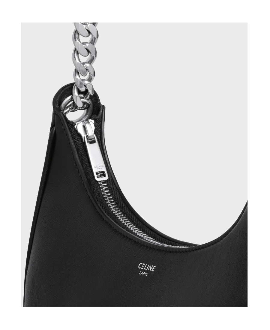 Celine Medium Chain Shoulder Bag In Black