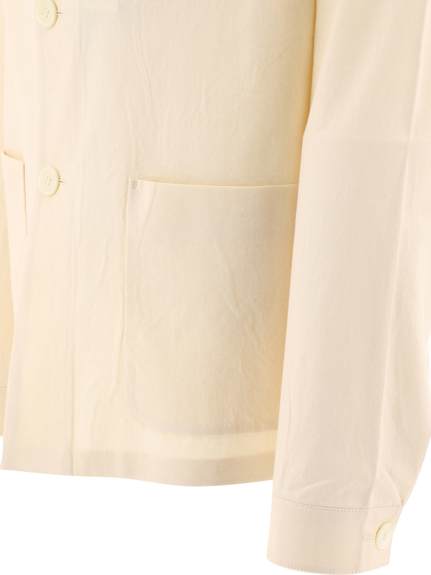 Prada Single-breasted Jacket In Nude