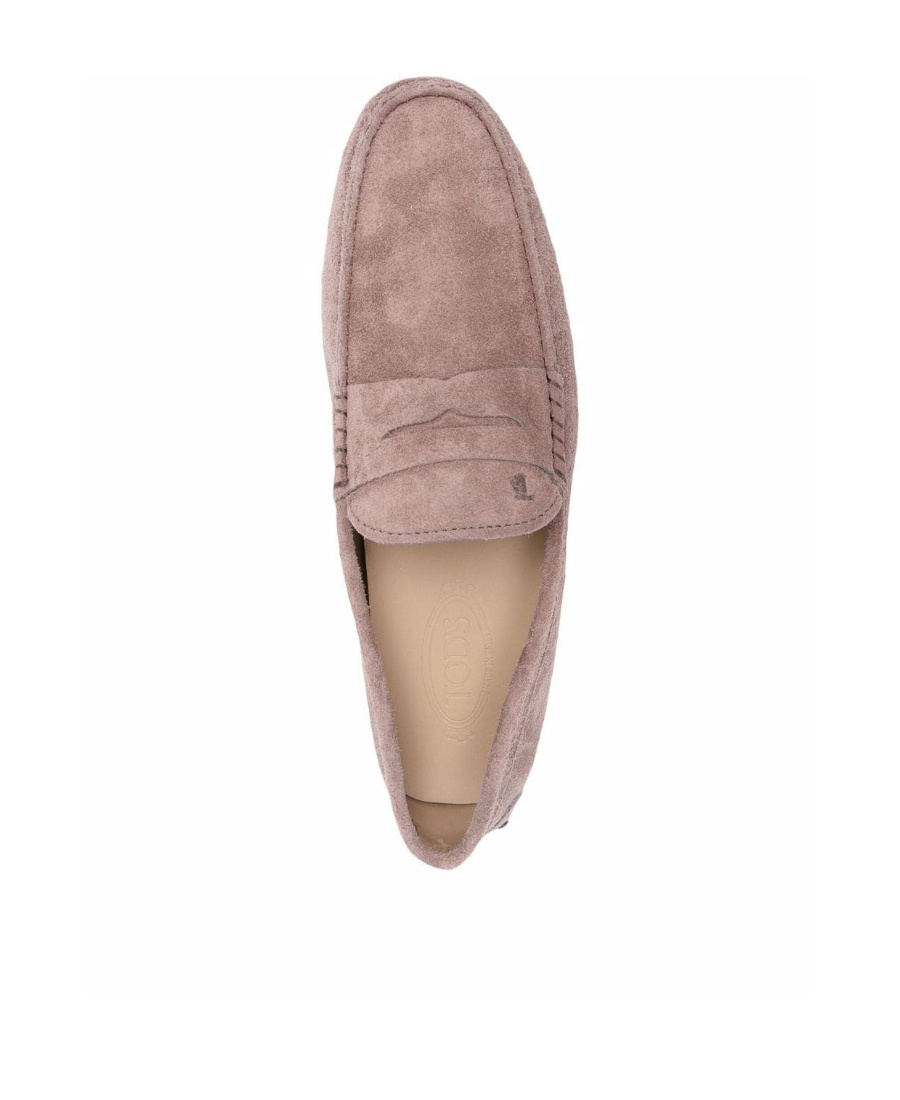 Tod's Gommino Logo Loafers In Brown