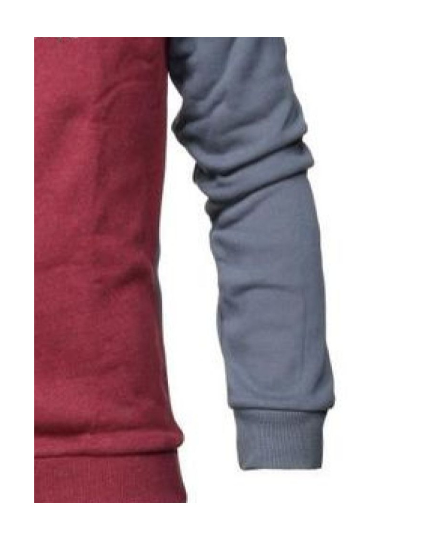Ea7 Round-necked Sweater In Red