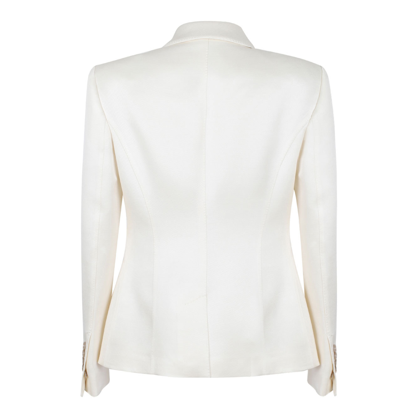 Tom Ford Single Breasted Tailored Blazer In White