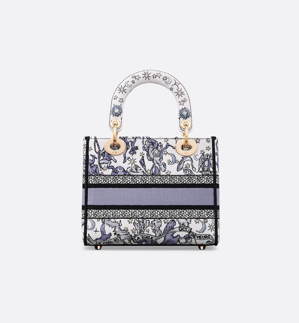 Dior Lady D-lite Small Shoulder Bag In Multi