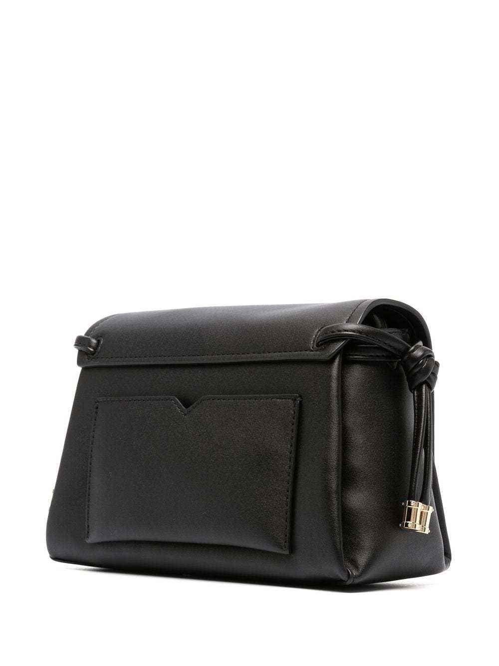 Michael Kors Leather Crossbody Bag In Black