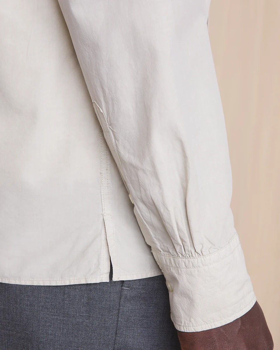 Shop Officine Generale Alex Crinkled-effect Shirt