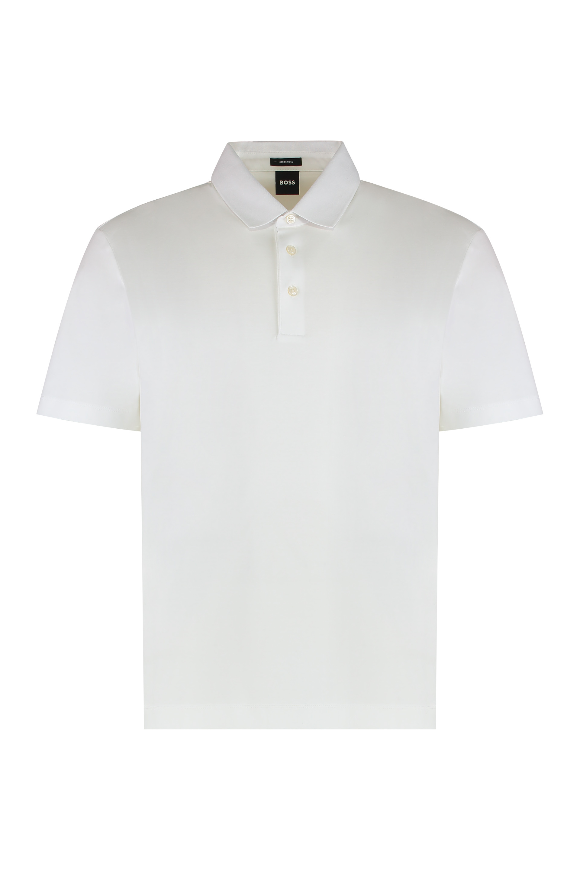 Hugo Boss Lightweight Short-sleeved Cotton Polo Shirt In Multi
