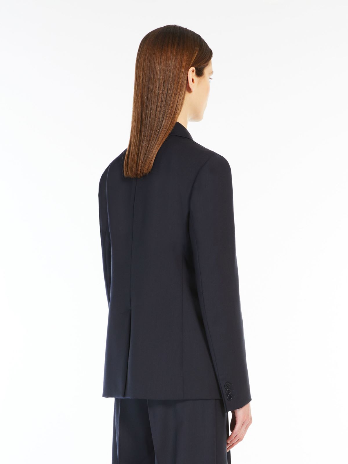 Weekend Max Mara Long-sleeved Suit Coat In Black