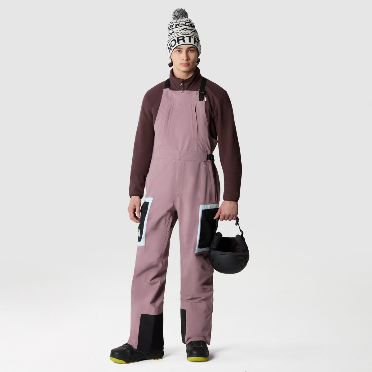 The North Face Logo Strap Jumpsuit In Brown