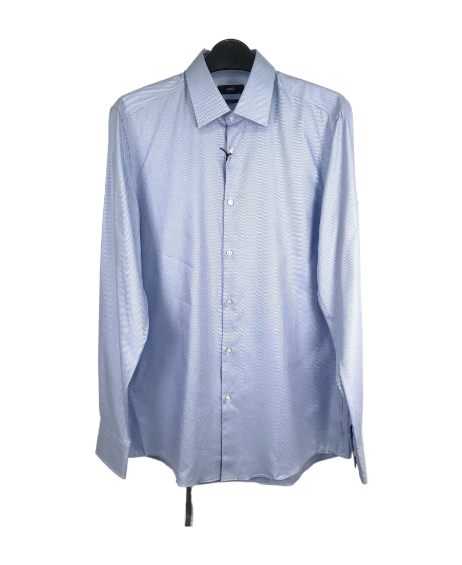 HUGO BOSS LONG-SLEEVED LAPEL SHIRT