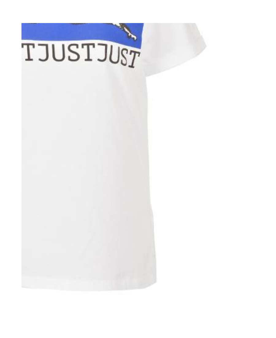 JUST CAVALLI PATTERN PRINTED SHORT-SLEEVED T-SHIRT