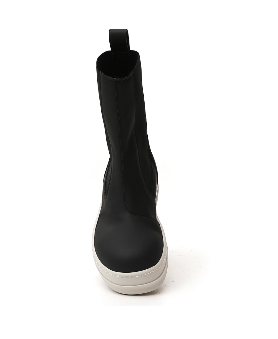 Rick Owens Drkshdw Splicing Design Boots In Black