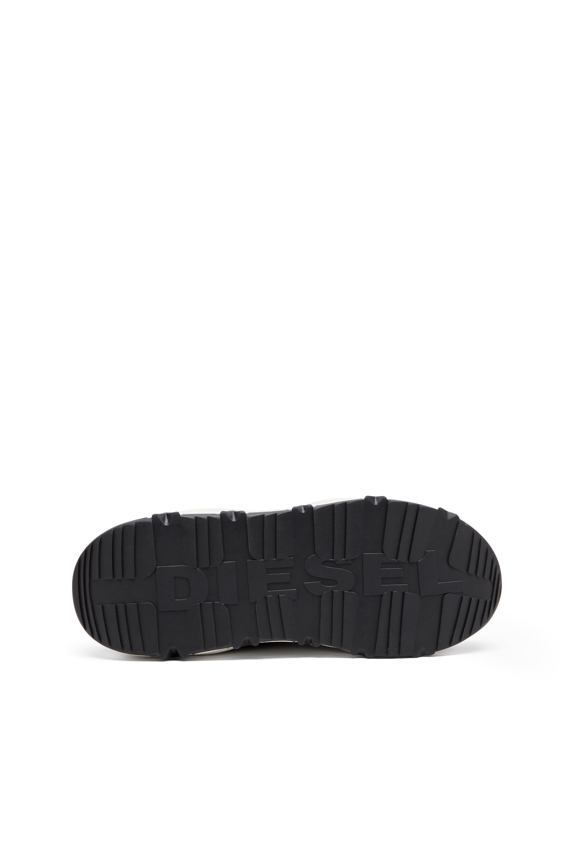 Diesel S-savannah-platform Sneakers In Suede And Mesh In Black