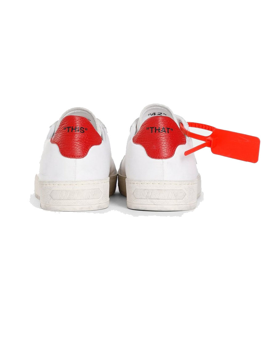 Off-white Arrows Logo Low-top Sneakers In White