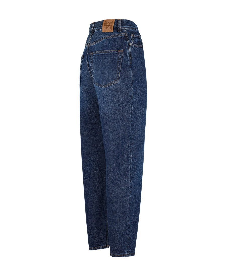 Totême Toteme Organic Denim Classic Cut Jeans In Blue