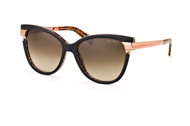 Max Mara Round Sunglasses In Brown