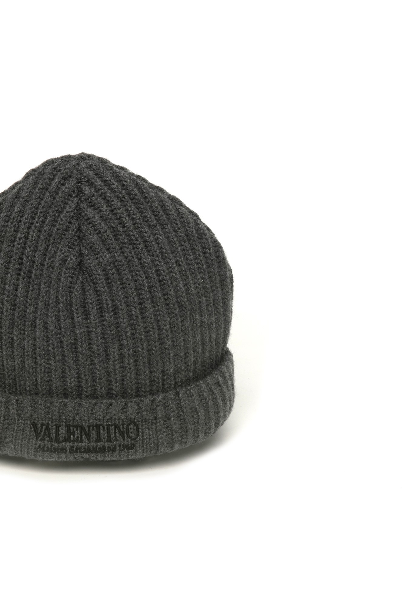 Valentino Logo Hat In Black