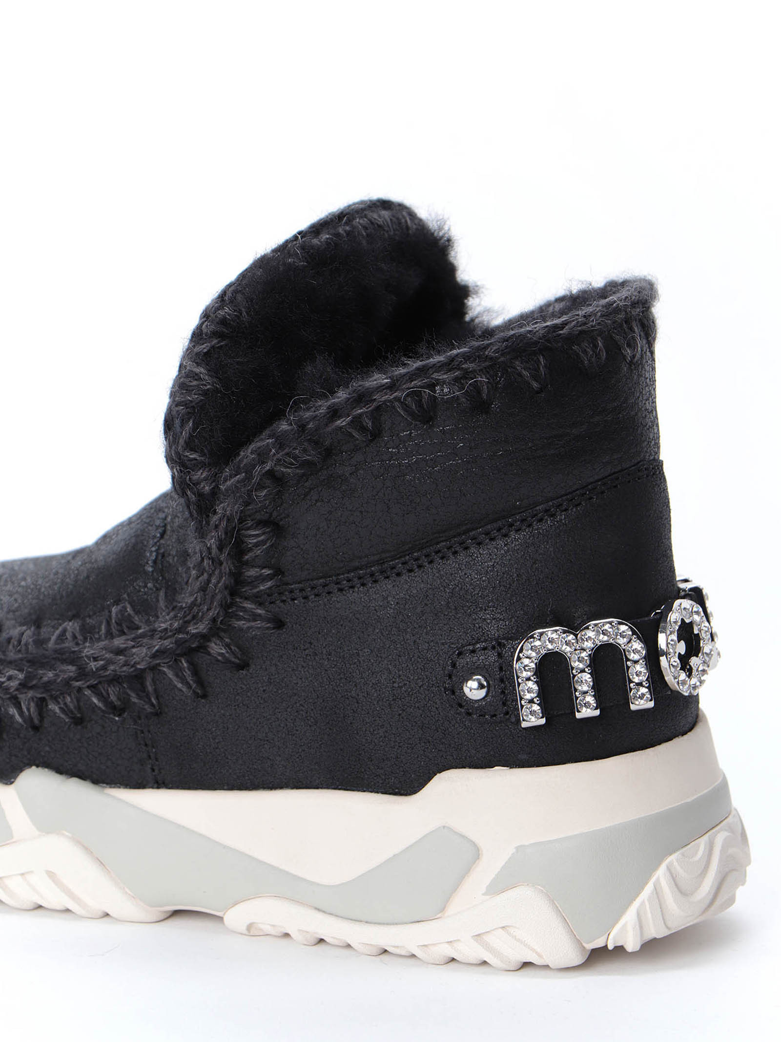 Mou Eskimo Ankle Boots In Black