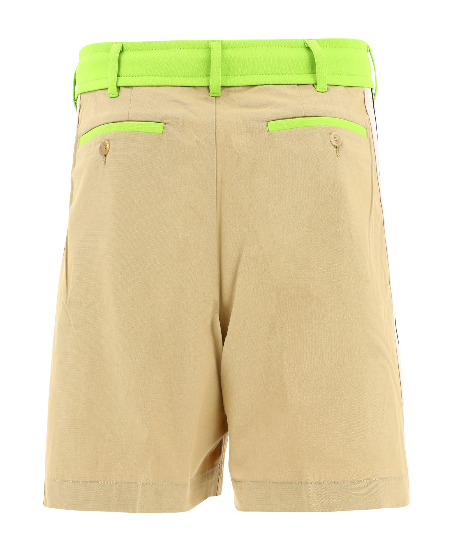 Palm Angels Drawstring Tailored Shorts In Nude