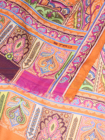 Etro Paisley Cashmere-blend Scarf