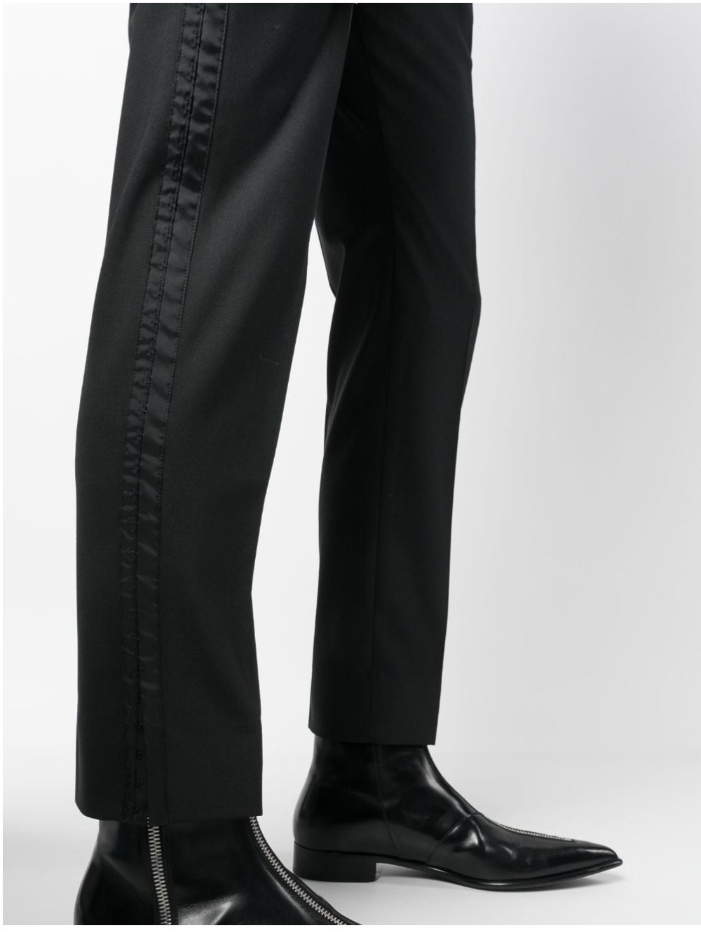 Dsquared2 Tailored Straight-leg Trousers In Black
