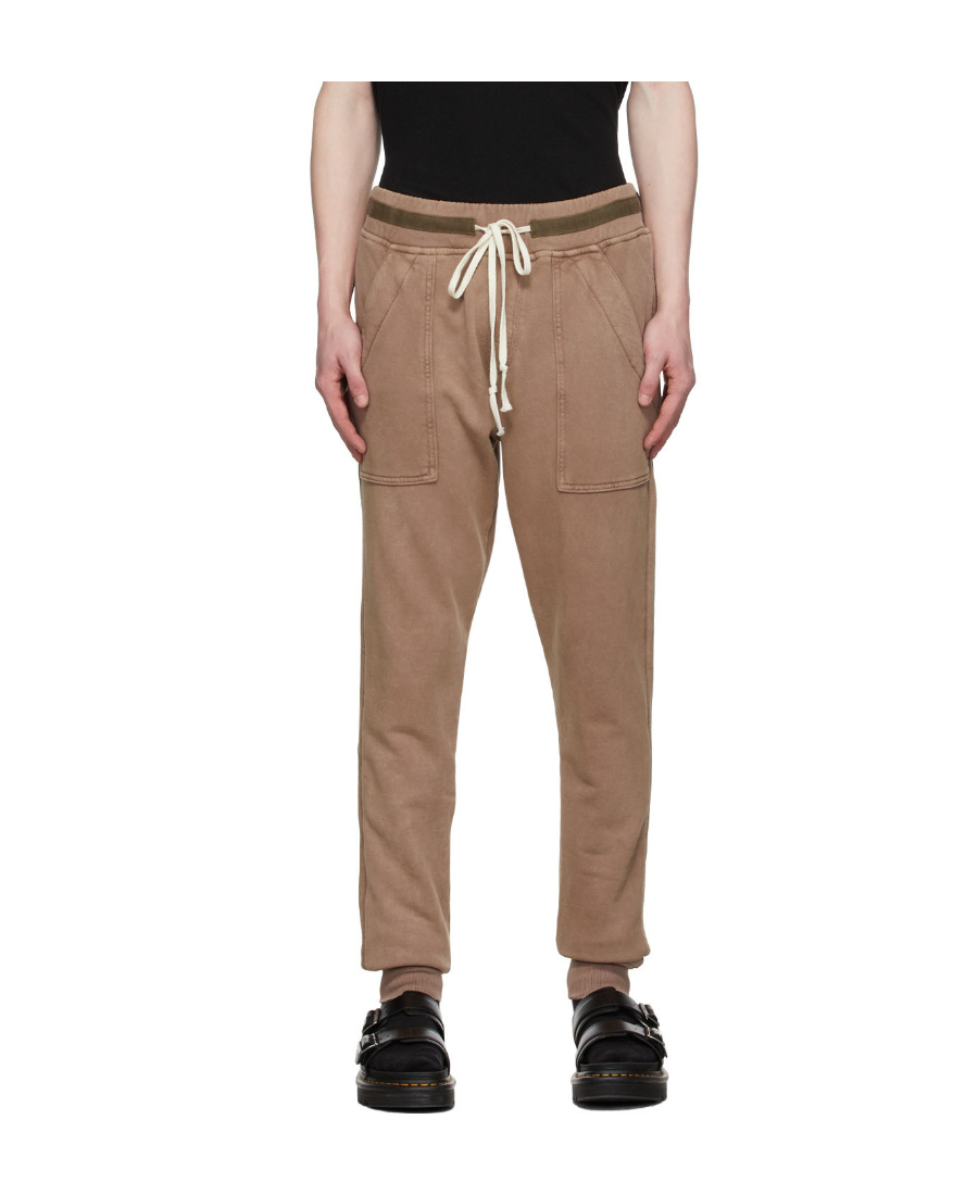Greg Lauren Brown Rope Sweatpants In Brown
