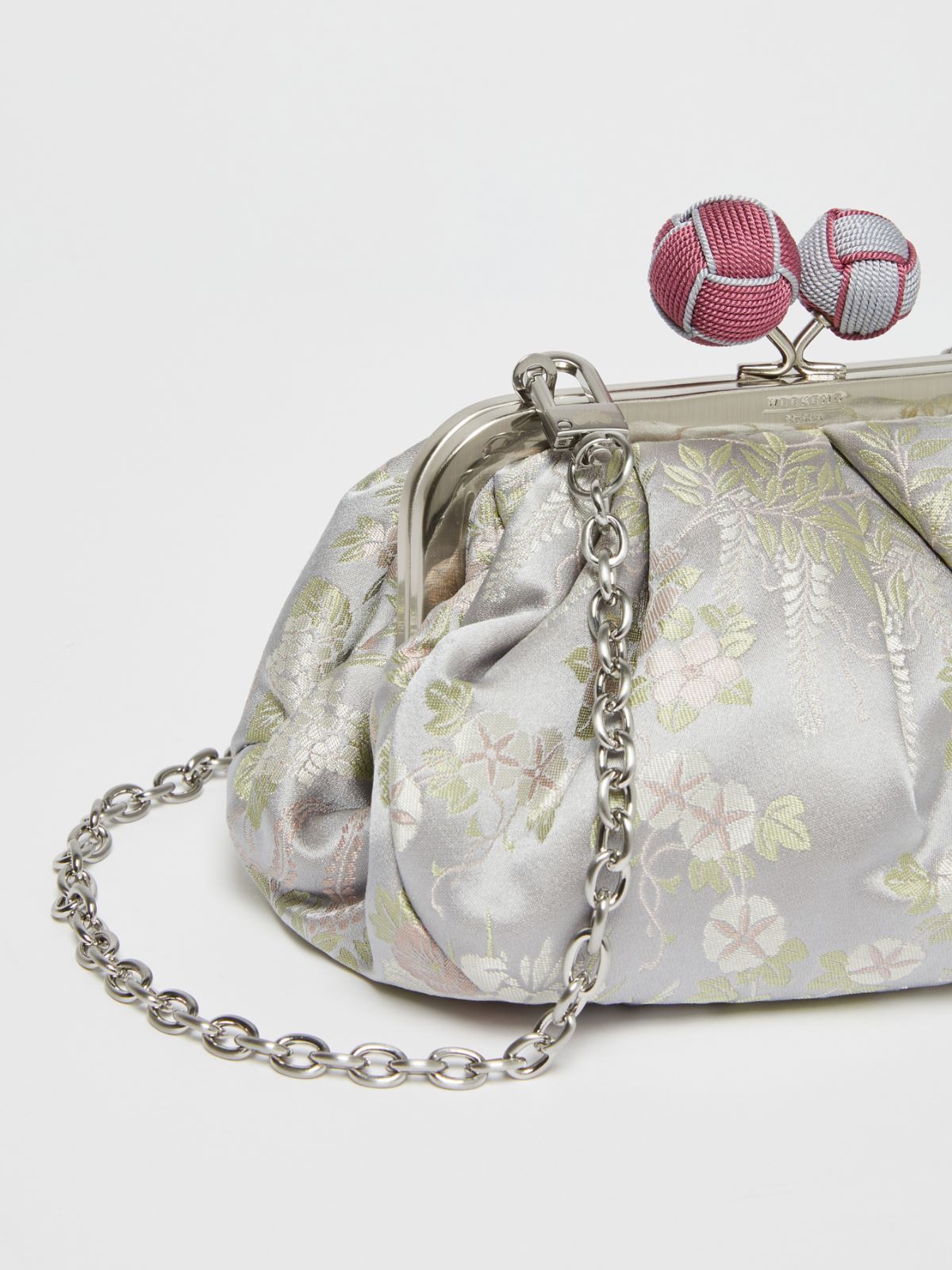 Weekend Max Mara Small Logo Pasticcino Bag In Gray