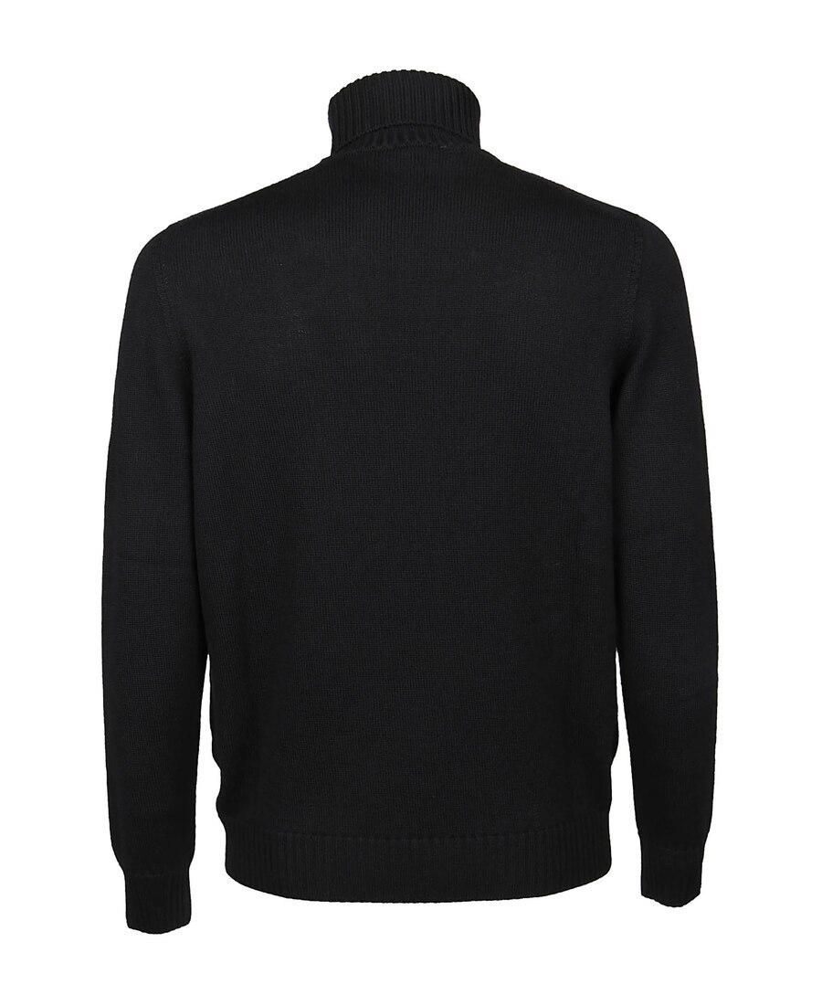 Drumohr Rollneck Jumper In Black